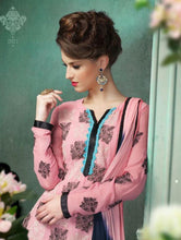 Load image into Gallery viewer, Pink Indian Pakistani Bollywood Designer Georgette Salwar Kameez Ethnic Party Wear u00f8u00e5 u00e5