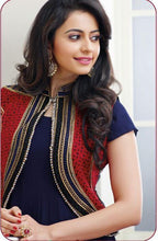 Load image into Gallery viewer, Blue Indian Pakistani Bollywood Designer Georgette Salwar Kameez Ethnic Wear - Ethnicyug