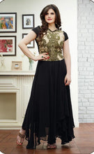 Load image into Gallery viewer, Black & White Indian Pakistani Bollywood Designer Georgette Salwar Kameez Ethnic Wear - Ethnicyug