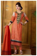 Load image into Gallery viewer, Orange Indian Pakistani Bollywood Designer Georgette Salwar Kameez Ethnic Wear u00f8u00e5 u00e5
