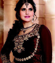 Load image into Gallery viewer, Black Indian Pakistani Bollywood Designer Georgette Salwar Kameez Ethnic Wear - Ethnicyug
