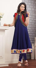 Load image into Gallery viewer, Blue Indian Pakistani Bollywood Designer Georgette Salwar Kameez Ethnic Wear - Ethnicyug
