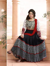 Load image into Gallery viewer, Black &amp; White Indian Pakistani Bollywood Designer Georgette Salwar Kameez Ethnic Wear - Ethnicyug
