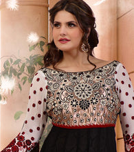 Load image into Gallery viewer, Black &amp; White Indian Pakistani Bollywood Designer Georgette Salwar Kameez Ethnic Wear - Ethnicyug
