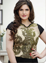 Load image into Gallery viewer, Black &amp; White Indian Pakistani Bollywood Designer Georgette Salwar Kameez Ethnic Wear - Ethnicyug
