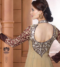Load image into Gallery viewer, Brown Indian Pakistani Bollywood Designer Georgette Salwar Kameez Ethnic Wear - Ethnicyug
