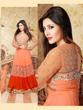 Load image into Gallery viewer, Orange Indian Pakistani Bollywood Designer Georgette Salwar Kameez Ethnic Wear u00f8u00e5 u00e5
