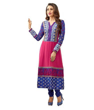 Load image into Gallery viewer, Lakhanvi PINK Indian Pakistani Designer Bollywood Wedding Embroidered Saree u00f8u00e5 u00e5
