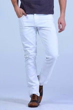 Load image into Gallery viewer, Victorious Taper Fit Jeans - White - Mens Jeans - yz-buyer.myshopify.com
