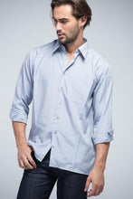 Load image into Gallery viewer, Uomo Moda Full sleeve shirt - Silver Grey - Men Shirts - yz-buyer.myshopify.com
