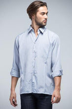 Load image into Gallery viewer, Uomo Moda Full sleeve shirt - Silver Grey - Men Shirts - yz-buyer.myshopify.com
