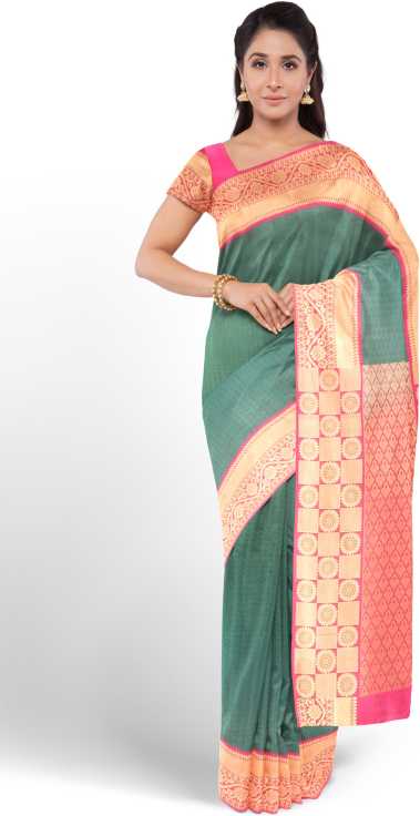 AA Self Design Kanjivaram Jacquard Saree